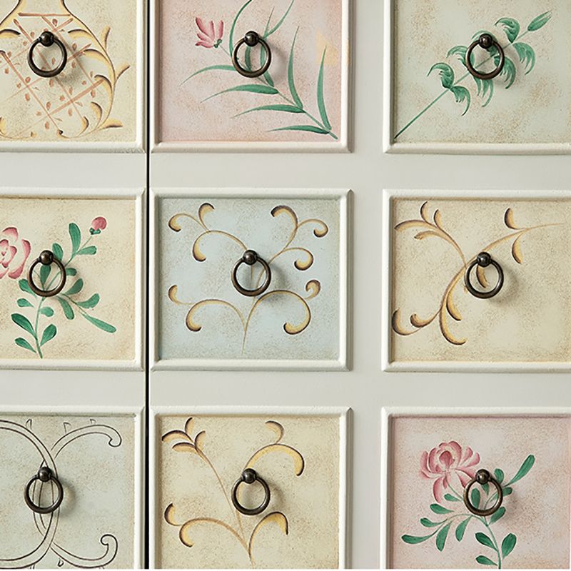 Industrial Painted Accent Cabinet Two/Three Drawers Wood Chest Clearhalo 'Cabinets & Chests' 'cabinets_chests' 'furn' 'furn_cabinets_chests' 'Furniture' 'Living Room Furniture' 1200x1200_23054767-55bd-4713-811d-feef87ec5080