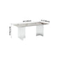 Acrylic Contemporary Rectangular Table Sintered Stone Table for Dining Room Clearhalo ' dining_table' 'Dining Tables & Seating' 'Dining Tables' 'furn' 'furn_dining_table' 'Furniture' 'furniture_dining_table' 'Kitchen & Dining Furniture' 'kitchen&dining_furn' 'kitchen' 'kitchen_dining_table' 1200x1200_23067fdd-d58c-4c2d-8826-c3b94e707a3b