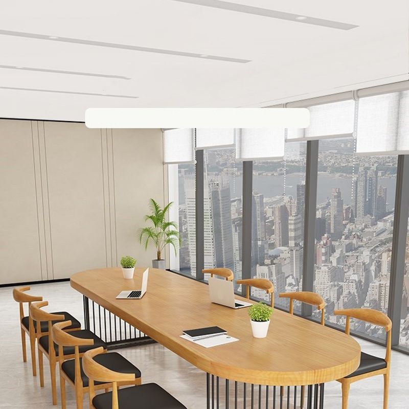 29.25 Inch Height Oval Writing Desk Industrial Solid Wood Office Desk Clearhalo 'furn' 'furn_office_desk' 'Furniture' 'Office Desks' 'Office Furniture' 'office_desk' 1200x1200_2306f977-bfc8-4d99-a512-03075281ed8d