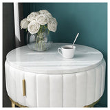 Armoire de chevet en métal et en ardoise Table de chevet minimaliste moderne avec tiroir