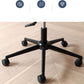Silla de oficina de cuero moderna altura del asiento ajustable brazos fijos silla giratoria con ruedas