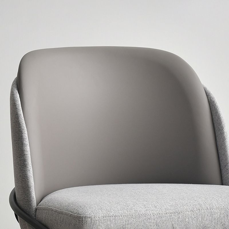 Glam Fabric Armless Dining Chairs Metal Dining Chair for Home Use Clearhalo ' kitchen&dining_furn' 'Dining Chairs' 'Dining Tables & Seating' 'dining_chair' 'furn' 'furn_dining_chair' 'Furniture' 'furniture_dining_chair' 'Kitchen & Dining Furniture' 'kitchen' 1200x1200_230c8430-9f38-4748-9f10-3823434d3c10