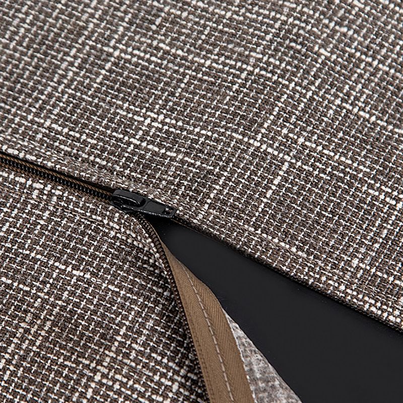 Moderna sedia reclinabile reclinabile in polvere in polvere in grigio