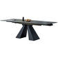 Modern Rectangular Dining Table Stone Top Dining Table with Double Pedestal Clearhalo ' dining_table' 'Dining Tables & Seating' 'Dining Tables' 'furn' 'furn_dining_table' 'Furniture' 'furniture_dining_table' 'Kitchen & Dining Furniture' 'kitchen&dining_furn' 'kitchen' 'kitchen_dining_table' 1200x1200_231458f1-2f9c-4b65-99cb-5141182e3168