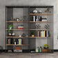 Black Color Modern Style Bookshelf Metal Bookcase for Home Use Clearhalo 'Bookcases' 'furn' 'furn_bookcases' 'Furniture' 'Office Furniture' 1200x1200_23166999-a2cb-4834-81b8-dfffb75d0d4e
