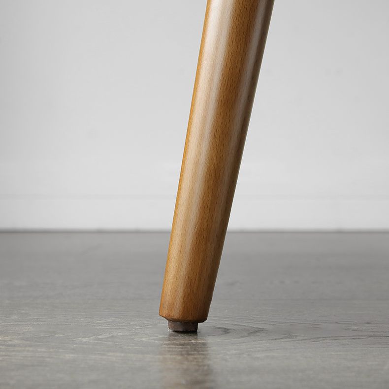 Contemporary Dining Chair Open Back Side Chair with 4 Wood Legs for Home Use Clearhalo ' kitchen&dining_furn' 'Dining Chairs' 'Dining Tables & Seating' 'dining_chair' 'furn' 'furn_dining_chair' 'Furniture' 'furniture_dining_chair' 'Kitchen & Dining Furniture' 'kitchen' 1200x1200_231825c8-97e8-44bc-a179-30464b17b6fe