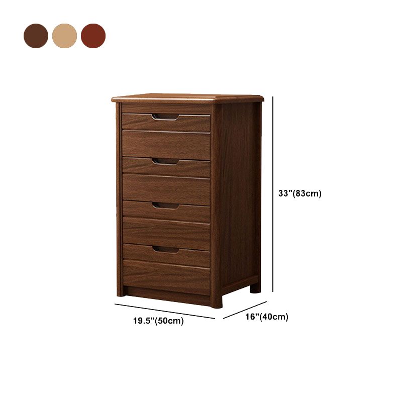 3 / 4 / 5 Drawers Lingerie Chest Vertical Solid Wood Storage Chest for Bedroom Clearhalo 'Bedroom Furniture' 'Dressers & Chests' 'dressers_chests' 'furn' 'furn_dressers_chests' 'Furniture' 1200x1200_231fbdf0-b215-4960-9da3-32bbec399238