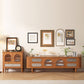 Solid Wood TV Stand Console Traditional Media Console TV Stand with Drawers Clearhalo 'furn' 'furn_tv_stands_entertainment_centers' 'Furniture' 'Living Room Furniture' 'TV Stands & Entertainment Centers' 'TV Stands & Media Storage Furniture' 'tv_stands_entertainment_centers' 1200x1200_2326a2c8-b2fa-4b4d-9214-b366d25b7afb