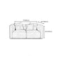 Velvet One Arm Sectional Sofa 27.56"High Tight Back Sofa for Living Room Clearhalo 'furn' 'furn_sectionals' 'Furniture' 'furniture_sectionals' 'Living Room Furniture' 'Sectionals' 1200x1200_23282230-7ae1-4f82-a81c-331ffbe4e3f6