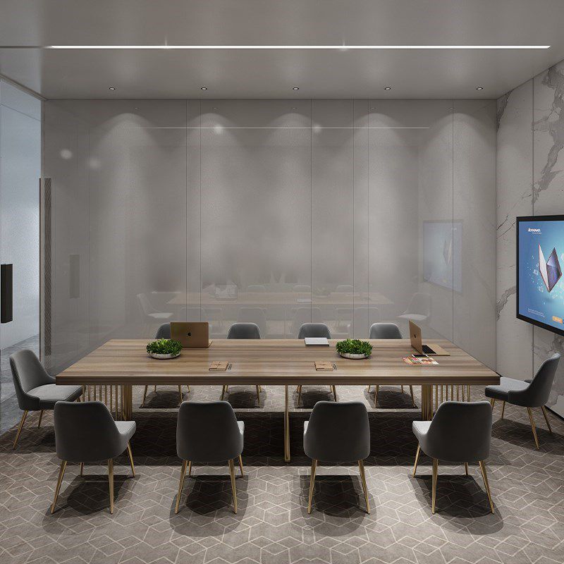 Tavolo rettangolare di riunioni per la casa di lusso in stile banco di lavoro