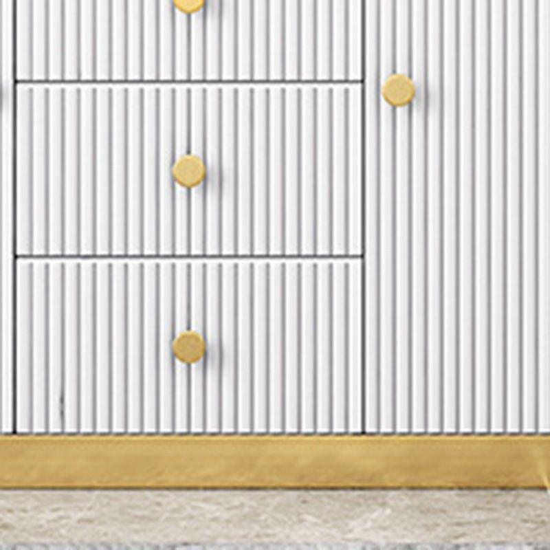 Glam Buffet Sideboard a 4 cassetti e mobili a 2 porte a buffet, 16 "W x 31" H