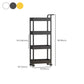 Scandinavian Plastic Bookcase Standard Open Back Bookshelf with Shelves