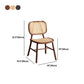 Scandinavian Style Wicker Dining Chairs for Home Open Back Side Chair Clearhalo 'Dining Chairs' 'Dining Tables & Seating' 'dining_chair' 'furn' 'furn_dining_chair' 'Furniture' 'Kitchen & Dining Furniture' 1200x1200_232df8cb-6fbe-4ffe-ad66-7df7e1a8ce4e