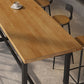 Ensemble de Table de Bar moderne 1/11 pièces, Table de comptoir rectangulaire en bois avec tabourets hauts