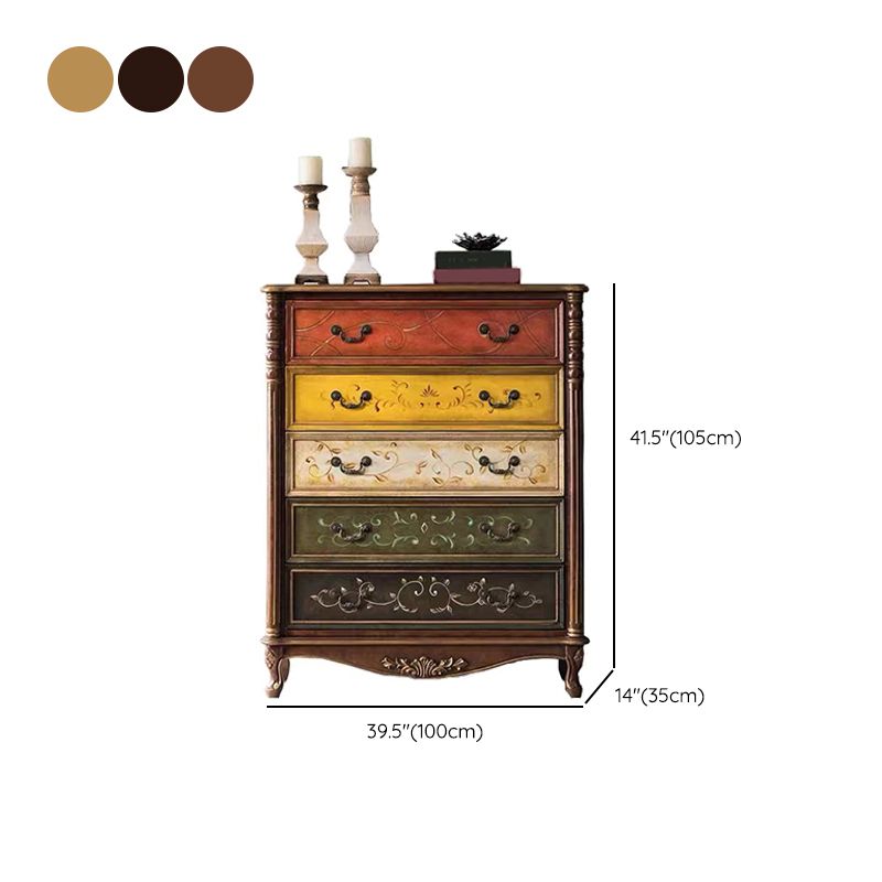 Industrial Chest with Drawers and Cabriole Legs in Distressed Wood Clearhalo 'Cabinets & Chests' 'cabinets_chests' 'furn' 'furn_cabinets_chests' 'Furniture' 'Living Room Furniture' 1200x1200_232ff811-bb18-48ab-957b-c5138bb469fd