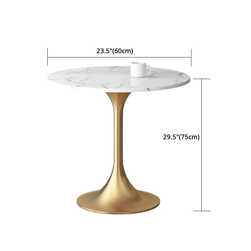 1/3/4/5 Pcs Glam Style Dining Room Set with Round Table and Metal Base Dining Set Clearhalo 'Dining Room Sets' 'Dining Tables & Seating' 'dining_room_set' 'furn' 'furn_dining_room_set' 'Furniture' 'furniture_dining_room_set' 'Kitchen & Dining Furniture' 'kitchen&dining_furn' 'kitchen' 1200x1200_2332e119-5b60-4fcd-86da-944cd68fd529