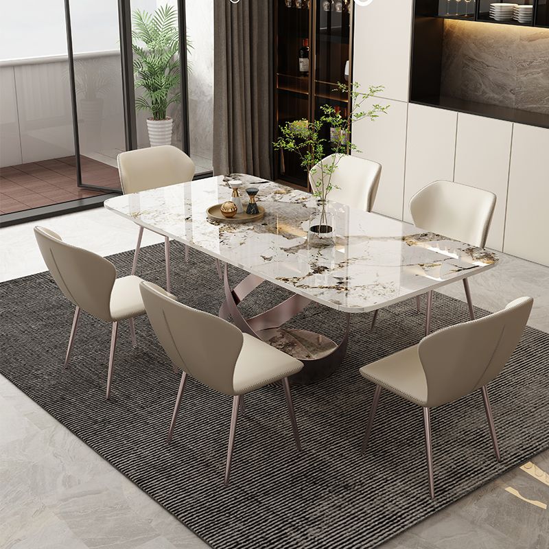 1/4/5/7/9 Pieces Dining Chairs Set Dining Table Set with Sintered Stone Top Clearhalo 'Dining Room Sets' 'Dining Tables & Seating' 'dining_room_set' 'furn' 'furn_dining_room_set' 'Furniture' 'furniture_dining_room_set' 'Kitchen & Dining Furniture' 'kitchen&dining_furn' 'kitchen' 1200x1200_23342763-c78e-45ca-bd4a-1a217f1baa1a