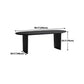 Oval Double Pedestal Modern Dining Table Black Fixed Table with Solid Wood Clearhalo ' dining_table' 'Dining Tables & Seating' 'Dining Tables' 'furn' 'furn_dining_table' 'Furniture' 'furniture_dining_table' 'Kitchen & Dining Furniture' 'kitchen&dining_furn' 'kitchen' 'kitchen_dining_table' 1200x1200_23345709-27ad-4c03-8d1b-d28d714baf3f