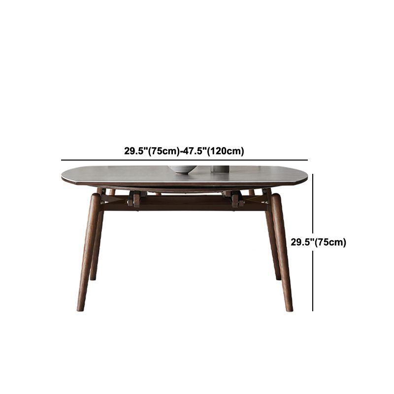 Modern Style Sintered Stone Dining Round Table Set 1/5/6/7 Pieces Dining Set