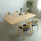 Simple Home Wood Dining Table Rectangle Shape Dining Table with Double Plastic Base Clearhalo ' dining_table' 'Dining Tables & Seating' 'Dining Tables' 'furn' 'furn_dining_table' 'Furniture' 'furniture_dining_table' 'Kitchen & Dining Furniture' 'kitchen&dining_furn' 'kitchen' 'kitchen_dining_table' 1200x1200_23381fde-434c-4ac7-b182-e582f105e4c8