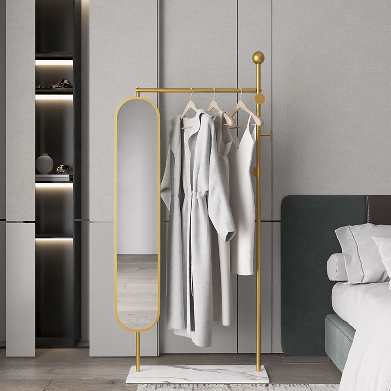 Gorgeous Coat Hanger Mirror Included Metal Coat Rack for Living Room Clearhalo 'Entry & Mudroom Furniture' 'furn' 'furn_hall_tree_coat_racks' 'Furniture' 'Hall Trees & Coat Racks' 'hall_tree_coat_racks' 1200x1200_2339a2a0-c09b-4239-9e4b-560be275a1fc