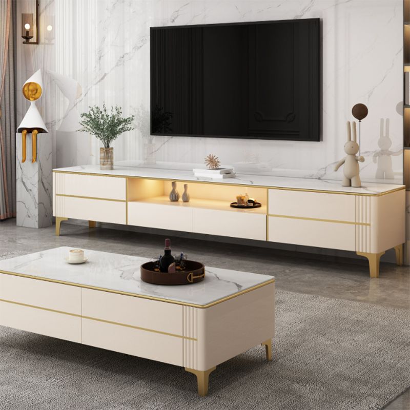 Open Storage TV Stand Console Stone TV Media Console with Drawers Clearhalo 'furn' 'furn_tv_stands_entertainment_centers' 'Furniture' 'Living Room Furniture' 'TV Stands & Entertainment Centers' 'TV Stands & Media Storage Furniture' 'tv_stands_entertainment_centers' 1200x1200_233ab265-3eee-4e2a-b29a-1cfc6801b1c6