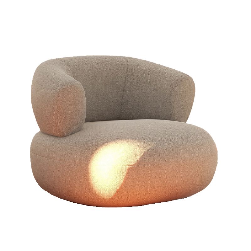 Chaise d'accent sans bras moderne du milieu du siècle chaise de salle d'accent en cuir pour le salon