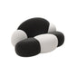 29.53" Wide Polyester Blend Curved Sofa Cloud Shape Armless Sofa