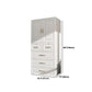 Contemporary Style Wardrobe Plastic Bedroom Wardrobe Closet With Drawer