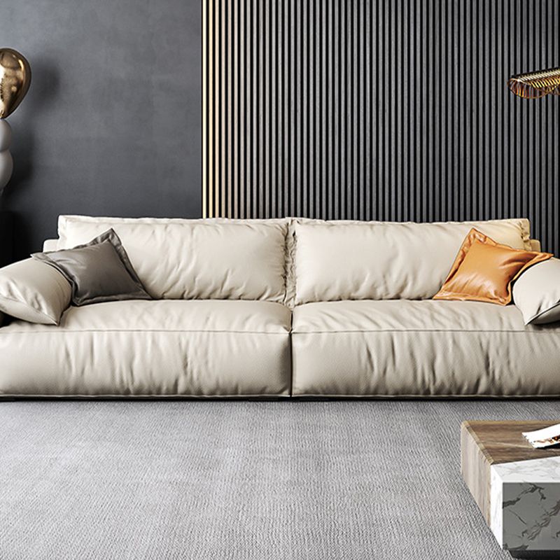 Leather Square Arm Loveseat Standard Loose Back Settee Furniture Clearhalo 'furn' 'furn_sofas' 'Furniture' 'furniture_sofas' 'kitchen' 'kitchen_sofas' 'Living Room Furniture' 'Sofa' 'sofas' 1200x1200_233f4d06-1316-4231-aaa8-918a3567489d