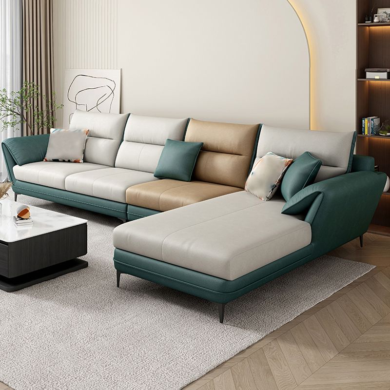 66" Wide Scandinavian Sectional Sofa Cushion Back Sectionals Clearhalo 'furn' 'furn_sectionals' 'Furniture' 'Living Room Furniture' 'Sectionals' 1200x1200_233fe404-5d69-45c6-9f67-d89066e239f2