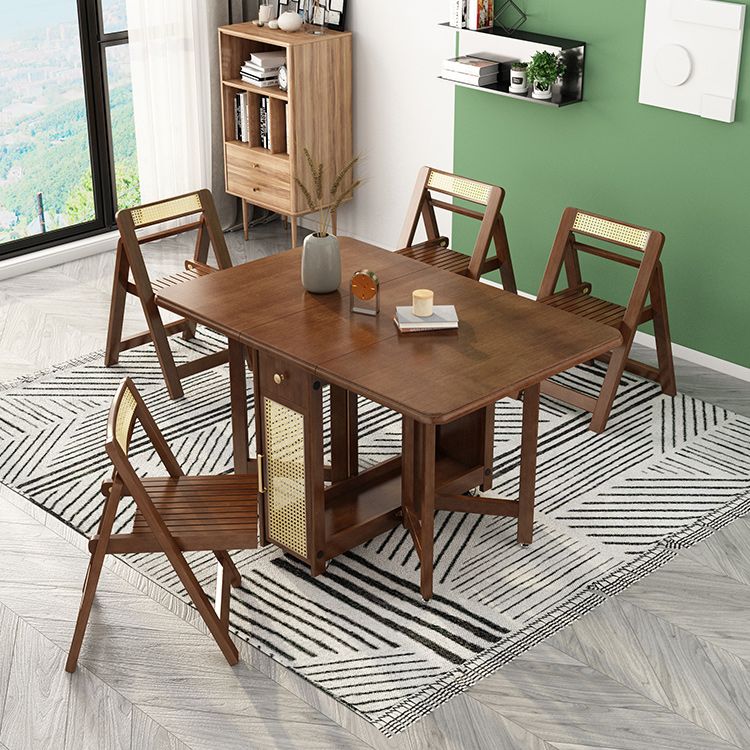 Wood Top Table Mid-Century Modern Table with Pedestal Base,35.43"W x 51.18"L x 29.53"H