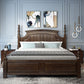 Rustic Style Bed Frame Solid Wood Standard Bed with Headboard Clearhalo 'Bedroom Furniture' 'Beds' 'furn' 'furn_beds' 'Furniture' 1200x1200_23439850-0e56-42a3-b3f9-2b3fc29c4828