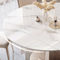 Modern Stone Round Dining Table Pedestal Table for Dining Room Clearhalo 'Dining Tables & Seating' 'Dining Tables' 'dining_table' 'furn' 'furn_dining_table' 'Furniture' 'Kitchen & Dining Furniture' 1200x1200_234448f8-fb57-4bcb-a433-6142e438fd45