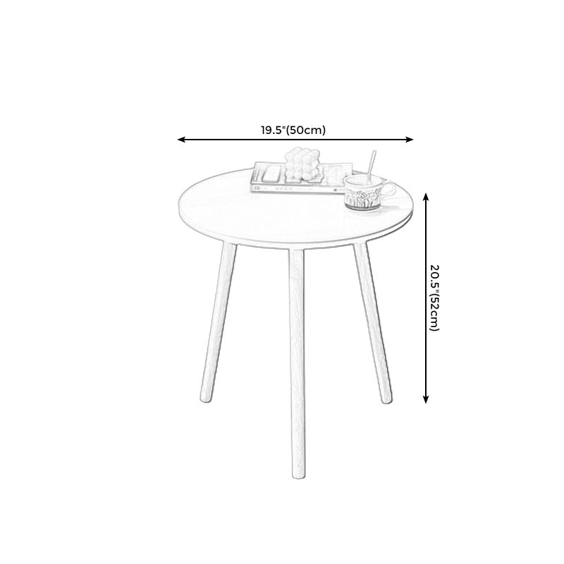 Traditional Style Cocktail Table Artificial Wood White/yellow/natural Color Coffee Table Clearhalo 'Coffee & Accent Tables' 'End & Side Tables' 'end_side_table' 'end_side_tables' 'furn' 'furn_end_side_tables' 'Furniture' 'furniture_end_side_table' 'Living Room Furniture' 1200x1200_23472f24-b085-41f9-9110-835ba96fe854