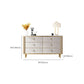 Classic Glam Double Dresser Stone Storage Chest with Metal Feet for Bedroom Clearhalo 'Bedroom Furniture' 'Dressers & Chests' 'dressers_chests' 'furn' 'furn_dressers_chests' 'Furniture' 1200x1200_23483dd2-9beb-450a-974a-200e191bb5b6