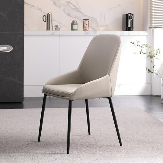 Modern Style Chairs Dining Arm Chairs with Metal Legs for Kitchen Clearhalo 'Dining Chairs' 'Dining Tables & Seating' 'dining_chair' 'furn' 'furn_dining_chair' 'Furniture' 'Kitchen & Dining Furniture' 1200x1200_23489930-b9ab-4e41-b50f-a1de5c54c1bc