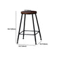 Indoor Industrial Style Wood Top Barstool Metal 4 Legs Bar Stool with Pedal Clearhalo 'Bar Furniture' 'Bar Stools' 'bar_stools' 'furn' 'furn_bar_stools' 'Furniture' 'Kitchen & Dining Furniture' 1200x1200_234b0c57-a383-4c63-89ff-bd5b3248a038