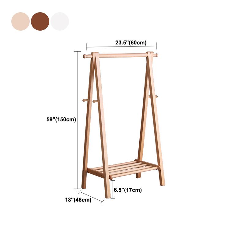 Rastrellone moderno a 4 ganci a 4 manopoli con ripiani di stoccaggio