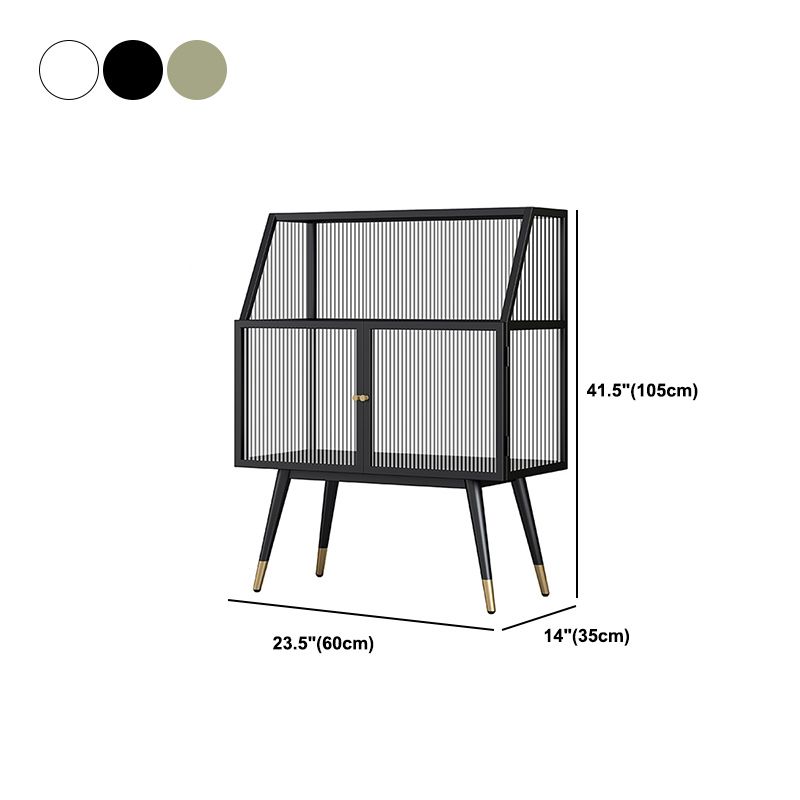 Matte Finish Glass Dining Buffet Modern Indoor Sideboard with Cabinets Clearhalo 'buffet_sideboard' 'Buffets & Sideboards' 'furn' 'furn_buffet_sideboard' 'Furniture' 'Kitchen & Dining Furniture' 1200x1200_234cb26b-fee2-4b33-bd64-6d7399fe02ce