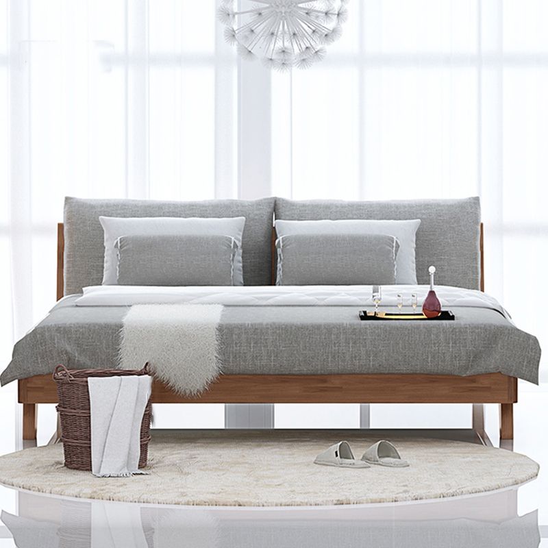 Contemporary Wood Panel Standard Bed with Rectangular Headboard Clearhalo 'Bedroom Furniture' 'Beds' 'furn' 'furn_beds' 'Furniture' 1200x1200_234cb95e-1857-4c55-84af-a3d0f3370a85