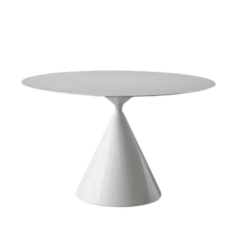 Metal Modern Style Round Dining Table Sintered Stone Top Table for Dining Room Clearhalo 'Dining Tables & Seating' 'Dining Tables' 'dining_table' 'furn' 'furn_dining_table' 'Furniture' 'furniture_dining_table' 'Kitchen & Dining Furniture' 'kitchen' 'kitchen_dining_table' 1200x1200_234ce9ae-57b0-44de-887a-8fc623a1b92e