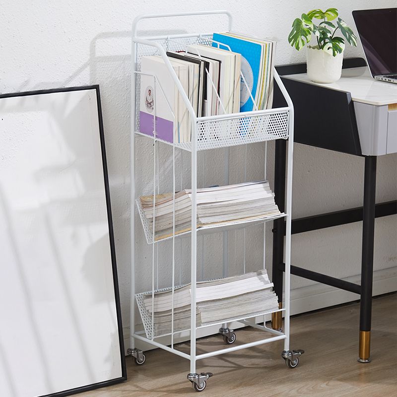 Glam Antique Finish Bookshelf Metal Etagere Shelf Bookcase with Shelves Clearhalo 'Bookcases' 'furn' 'furn_bookcases' 'Furniture' 'Office Furniture' 1200x1200_234ef097-e6ed-4439-a316-f428de944d5c