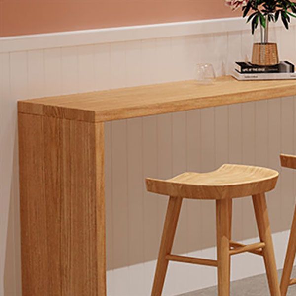 1/5/9 Pieces Luxurious Rectangular Pub Table Set Wooden Counter Table with Backless Stools Clearhalo 'Bar Furniture' 'furn' 'furn_home_bar_bar_sets' 'Furniture' 'Home Bars & Bar Sets' 'home_bar_bar_sets' 'Kitchen & Dining Furniture' 1200x1200_23516aa9-0e20-4267-a878-22cb85d6cf62