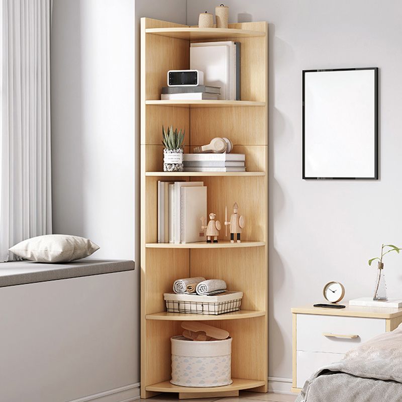 Corner Wood Accent Chest with Shelves Contemporary Side Cabinet Clearhalo 'Cabinets & Chests' 'cabinets_chests' 'furn' 'furn_cabinets_chests' 'Furniture' 'Living Room Furniture' 1200x1200_23562fde-6401-4711-89ad-809117da6ad1