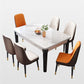 Mid-Century Sintered Stone Dining Table 4 Legs Base Rectangle Table for Home Clearhalo ' dining_table' 'Dining Tables & Seating' 'Dining Tables' 'furn' 'furn_dining_table' 'Furniture' 'furniture_dining_table' 'Kitchen & Dining Furniture' 'kitchen&dining_furn' 'kitchen' 'kitchen_dining_table' 1200x1200_23567a34-9c54-4e5d-ac65-b7e8f9ddc2b9