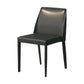 Contemporary Parsons Side Chair Matte Finish Leather Curved Armless Chair for Brasserie Clearhalo ' kitchen&dining_furn' 'Dining Chairs' 'Dining Tables & Seating' 'dining_chair' 'furn' 'furn_dining_chair' 'Furniture' 'furniture_dining_chair' 'Kitchen & Dining Furniture' 'kitchen' 1200x1200_23572c4f-d065-409b-a97d-13bc81f954b1