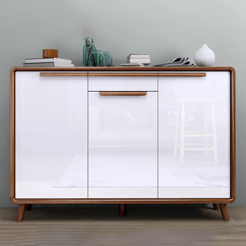 Modern Rectangle Wood Side Cabinet Bar Pulls Cabinet With Doors Clearhalo 'Cabinets & Chests' 'cabinets_chests' 'furn' 'furn_cabinets_chests' 'Furniture' 'Living Room Furniture' 1200x1200_235931e8-b3d5-4ea2-bb7e-611aa0931efe