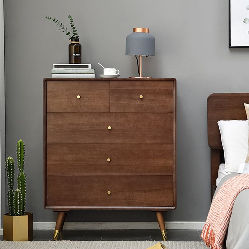 Cassa di accento in legno massiccio con cassetti 4/5/6/7 e gambe dritte