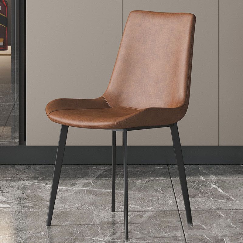 Solid Back Side Chair Industrial Dining Room Chair for Dining Room Clearhalo 'Dining Chairs' 'Dining Tables & Seating' 'dining_chair' 'furn' 'furn_dining_chair' 'Furniture' 'Kitchen & Dining Furniture' 1200x1200_2359a710-0f97-48a6-bd99-d8c56d3e2e93